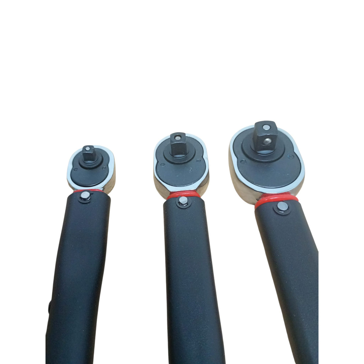 Set 3 Chei Dinamometrice Profesionale cu Clichet, 1/4”, 3/8”, 1/2”, 2–230 Nm, 72 Dinți, Reglaj Micrometric, Trusă Transport