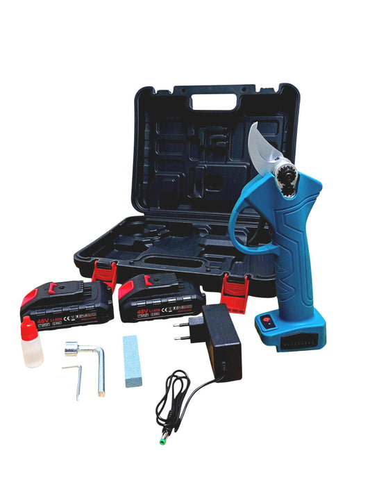 Foarfeca electrica / vita de vie si crengi cu 2 Acumulatori 48V