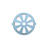 Sită pentru Mașină de Tocat Electrică – Ø 50 mm, Orificii Triunghiulare 10 × 14 mm, Grosime 4 mm