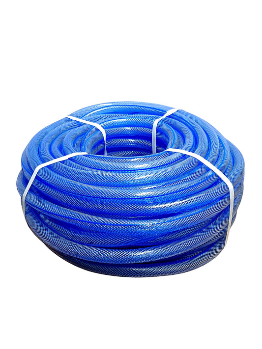 Furtun inserție PVC 3/4” (22 mm), 50 m, 3 pelicule – rezistent și flexibil pentru irigații și alimentare cu apă
