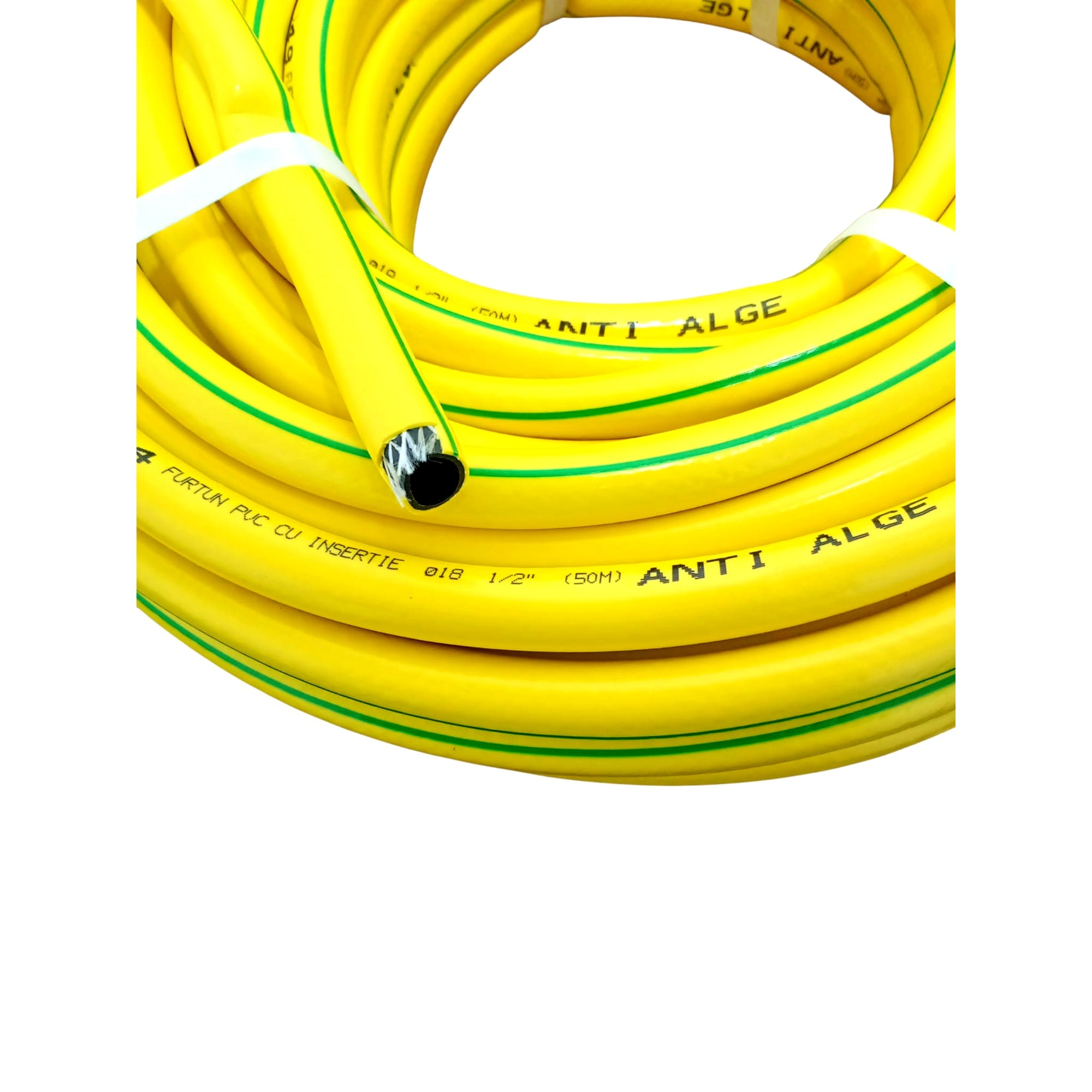 Furtun grădină cu inserție antialge 1/2”, 50 m, 3 straturi (pelicule)