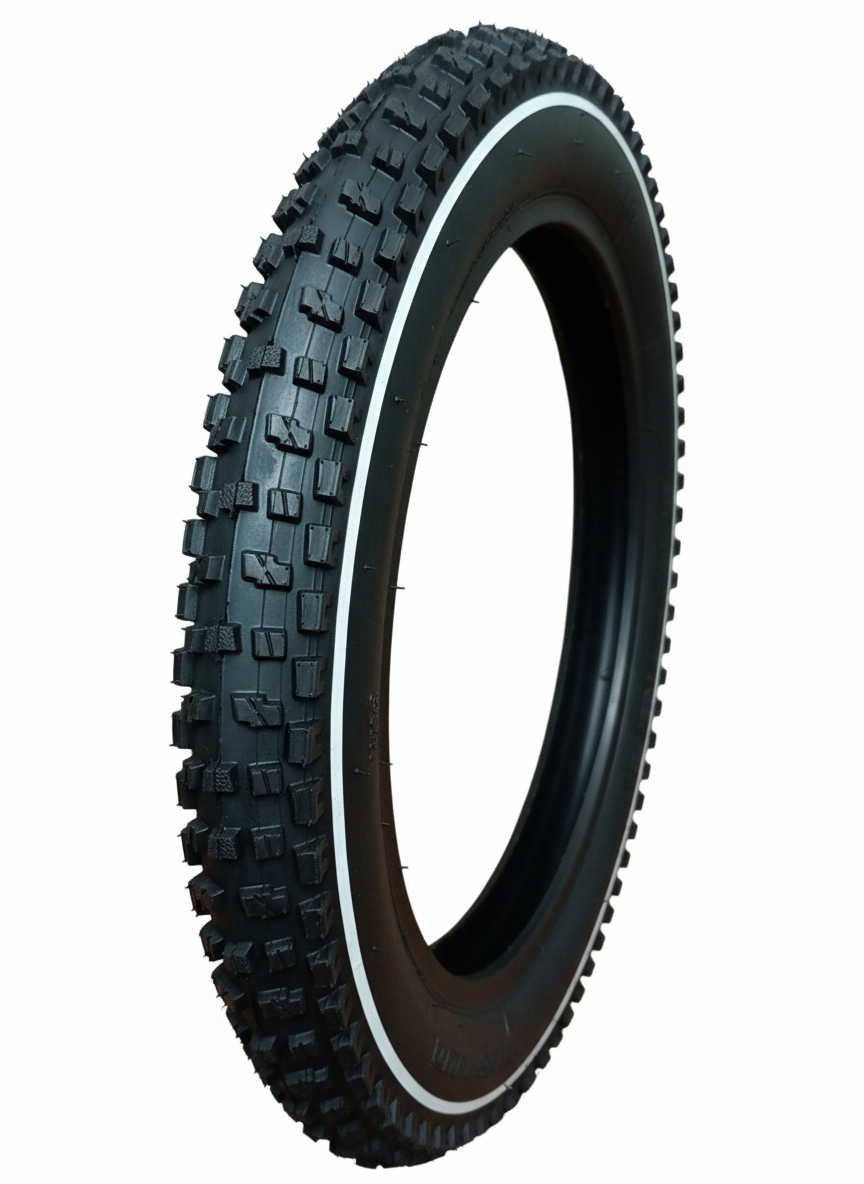 Anvelopă Bicicletă 16 x 1.95 (50-305) cu Dungă Albă