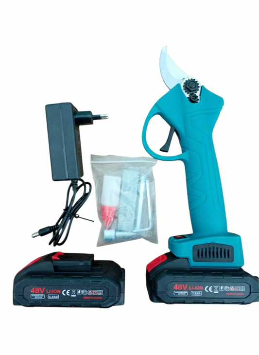 Foarfeca electrica / vita de vie si crengi cu 2 Acumulatori 48V