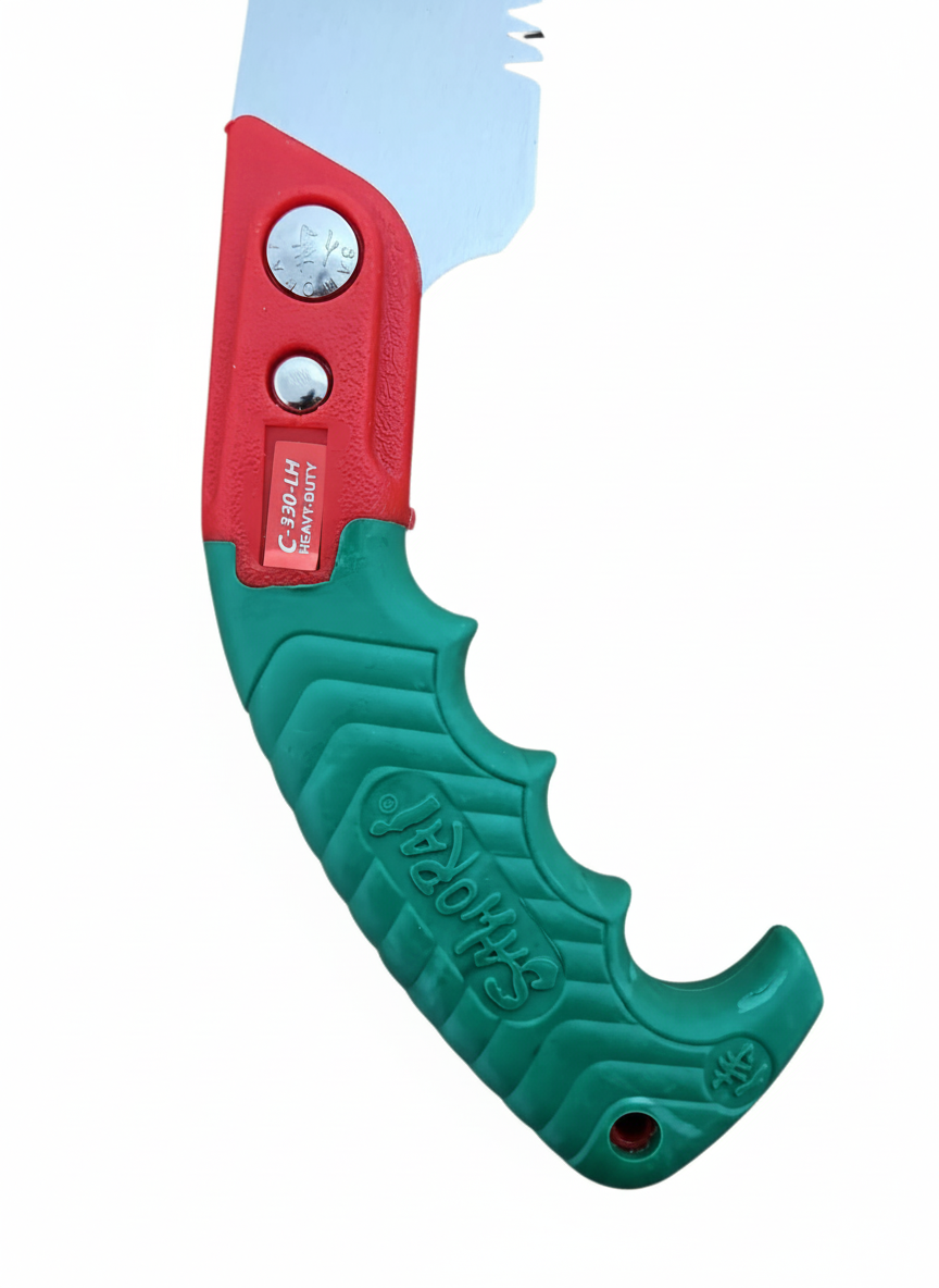 Ferăstrău manual cu mâner din plastic – lungime totală 49 cm, lamă 33 cm